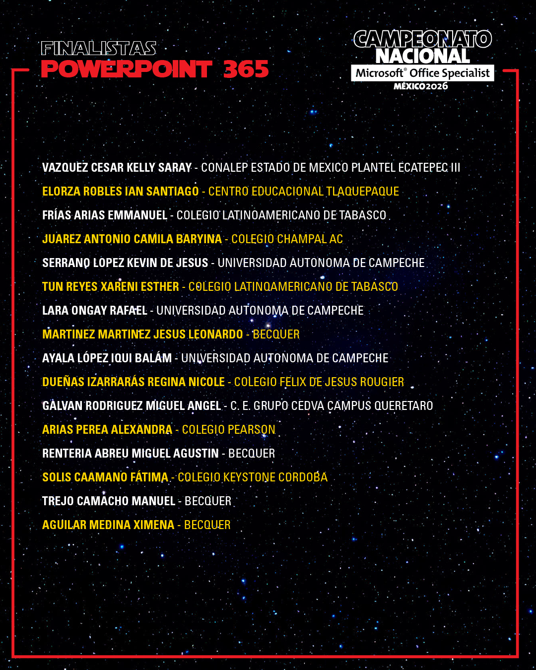 Finalistas PP 365